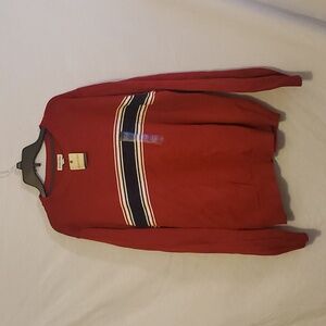 St. John's Bay red striped sweater brand new